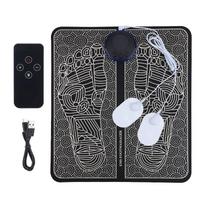 Tens EMS Foot Massager Pad Microcurrent Physiotherapy Leg Slimming Ion Detox Spa for Pain Relief Relaxation