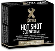 Labophyto XPOWER Hot Shot Booster 3x20ml - Maca, Ginseng & Guarana Formula