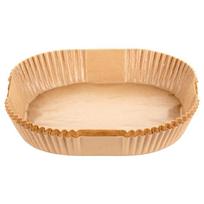 50x Oro keptuvės įdėklas riebalų nenaudojančiai keptuvei Kepimo popierius 23 cm