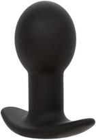 CalExotics Rock Bottom Silicone Juodas Vibrating Plug 10 Modes USB Rechargeable