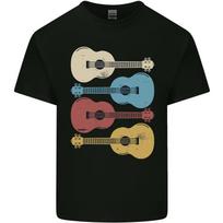 26 Four Ukulele Guitars Mens Light Cotton T-Shirt Unisex T-Shirt L