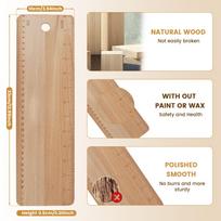 13/23Inch French Bread Transfer Peel Baguette Dough Flipping Board Wood Transfer Pad Kitchen Baking Tool for Bread Toast Dessert