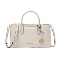 Michael Kors Arden Commuter Crossbody Leather Tote Bag Medium Women handbags Cream 35S6G4XS2L-289 Basic Set (Bag+Dust Bag)