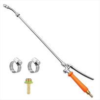 2025+ Stainless Steel Sprayer Wand,1/4in&3/8in Brass Barb Sprayer Wand Replacement,29in Sprayer Wand+ Shut Off Valve China Mainland