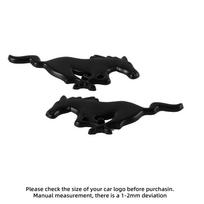 Car Sticker Ford 2PCS 7.5/11CM 3D Mustang Badge Running Horse Sticker For Ford Focus Fiesta Mondeo Kuga Edge Shelby GT Car Body