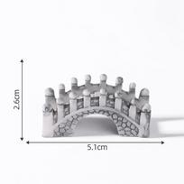 2Pcs Pack Mini Bridge Miniature Landscape Fairy Garden Terrarium Decor Tool for Garden Crafts Home Decor 2pcs