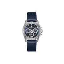 Hamilton Jazzmaster serijos automatinis mechaninis laikrodis, atsparus vandeniui iki 100 metrų, 42 mm, mėlynas ciferblatas, nerūdijančio plieno korpusas, odinė apyrankė H36616640 Regular Watch Box,Blue Dial