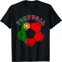Futebol Portuguese Soccer Player Portugal Portuugese Flag T-Shirt S įvairiaspalvis