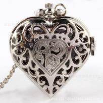 Heart Pocket Watch Beautiful Ladies Pendant Watch Student Decoration Watch Special Offer Free Dropshipping sidabras