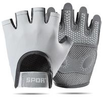 Weightlifting Gloves Fitness Gym Equipment Exercise Gloves Half-finger Yoga Spinning Bike Breathable Anti-slip For Women S