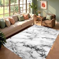 3D Marble Texture Carpet Mat Rug Home Decoration Living Room Bedroom Floor Decor Natural Stone Art Luxury Style Non Slip Rugs 40x60cm
