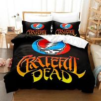 Fashion Rock Band G-Grateful Dead Bedding Set Cute Quilt Cover Bed Cover With Pillowcase Twin Single Queen King Size Boys Adults 135x200cm