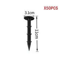 Camping Spikes Lawn Pins Garden Supply Fixing Landscape Cover Cloth Securing Stakes Fixed Garden Pegs Plastic ground nails