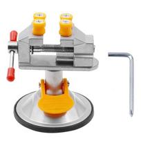 360-Degree Locking Base Suction Cup Vice Universal Suction Cup Multi Specification Mini Vise Aluminum Alloy Rotary Table