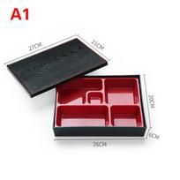 HOT Food Storage Box Japanese Bento Box Compartment Business Lunch Box Worker Lunch Tray Portable Food Container Removable