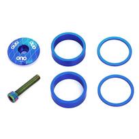 MTB Bicycle Stem Top Cap Headset Cover with Screw Kits Aluminum Alloy Fork Ring Mountain Road MTB Bicycle Parts