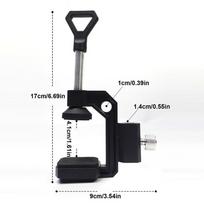 Camera Clip Mount Adjustable Light Stand Clamp Multifunctional Desktop Organizer Light Stand For Camping Picnic Work Outdoor juoda