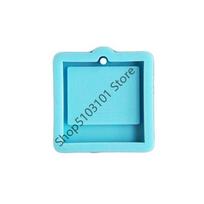 X6HE Creative Photo Frame Keychain Epoxy Resin Mold Handmade Pendants Silicone Mould DIY Crafts Jewelry Necklace Earrings Tools