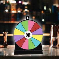 Color Rotating Wheel Editable Reusable Interactive Game Erasable Roulette Wheel for Club Gatherings Party Trade Show Restaurant