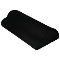 Ergonomiška pėdų pagalvė, atpalaiduojanti pagalvėlė, atraminė pėdų atrama po stalu. juoda
