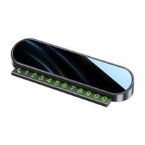 Shiftable Car Phone Number Plate for Temporary Parking and Automobile Styling