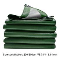 Green Tarp Waterproof Rain Thick Cloth Truck Tarp Cover Multipurpose Outdoor Garden Backyard Awning Canopy UV Block Tarpaulin