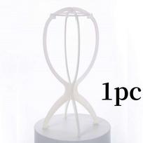 10pcs Wig Stand Durable Easy Assembly Wig Cap Holder Portable Plastic Hair Hat Displaying Stand Ideal for Home Salon Travel Use