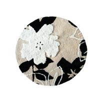 Flocking Area Rug Decorative Aesthetic Anti Slip Carpet Floor Throw Floor Mat for Dining Room Entryway Indoor Dorm Living Room
