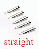 5pc Universal Fountain Pen Nibs 0.38 Iridium Gold Ink Pens Nib Standard Replacements for Writing Calligraphy Many Stationery (as the picture,F)