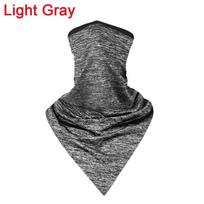Motorcycle Headwear Breathable Neck Cover Balaclava Windproof Dust Outdoor Bandana Cycling Bike Ski Sports Scarf Wrap 1 piece šviesiai pilka spalva