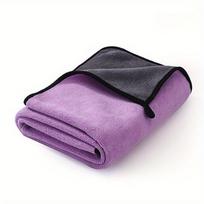 Pet Absorbent Towel, Dog Cat Quick Drying Bath Towel, Ultra-fine Fiber Super Absorbent Pet Towel, Cleaning Supplies (purple,30x60cm)