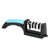 4-Stage Professional Knife Sharpener with Tungsten Steel & Ceramic Grinding Stones Precision Sharpening System for Home Chefs S