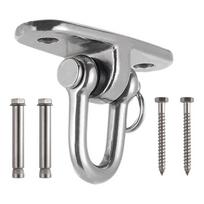 360 Rotating Swing Hangers Set Hanging Brackets Heavy Duty Hammock Chair Hooks Ceiling Wall Mount 304 Stainless Steel