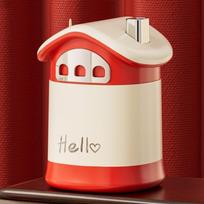 Smart House Shape Automatic Toothpick Holder Detachable Pops Up Toothpick Container Cartoon PP Toothpick Dispenser Home Use sidabras