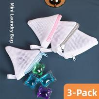 Thickened Laundry Soap Bag Set Home Washing Machine Fragrance Beads Collision Proof Storage Organizer for Clothes Care Square [1 pack]