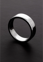 Steel By Shots Sinner Gear Flat Stainless Steel Ring 12x57.5mm - High Polish Finish