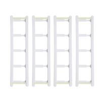4pcs Adjustable Coffee Pod Keepers Wall Mounting Adhesive Coffee Capsule Rack Space Saving Compact Storage