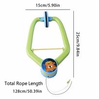 Funny Cat Hanging Swing Toy Retractable Replaceable Attachments Smart Hanging Feather Toy Auto Swing Easy Install