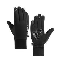 Non-slip Winter Gloves Touch Screen Full-finger Cycling Riding Mittens Thicken Waterproof Children Bicycle Gloves 0-3 months