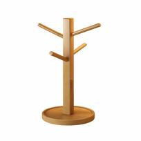 Multi-functional Tree Shape Coffee Mug Holder Space Saving Decorative Mug Hanging Display Rack with 6 Hooks Cup Hanger Wedding