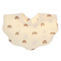 Cotton Gause Baby Bibs Feeding Saliva Towel Solid Color Flower Newborn Bib Infant Burp Cloths Bandana Scarf for Kid Girl Boy