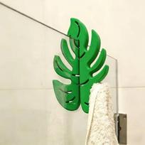3D Print Bathroom Hook Turtle Leaf Hawaiian Tropical Glass Door Hook Space Saving Plastic Shower Door Hook Beach Decoration