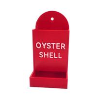 Portable Hanging Chicken Feeder Trough Creative Wide Mouth Coop Feeding Station Precision Gravity Grit Dispenser Livestock Care
