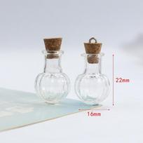 DollHouse Miniature Glass Vase Decoration Fairy Garden Scene MINI Art Plant Hydroponic Vase Glass Crafts DIY Aromatherapy Bottle