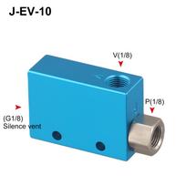 Threads Connection Air Tube Ejector Pressure Valve Aluminum Alloy Easy Installation Easy Maintenance For Industrial Applications