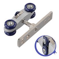 Sliding Door Roller Slide Doors Pulley Folding Door Hardware Accessories 4 Wheels Home Door Hanging Wheels Rail Track Pulley China Mainland