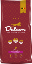 Delcon Visavertis pašaras suaugusiems šunims REGULAR MINI su vištiena, mažų veislių / 3kg