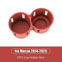 Car Cup Holder For Porsche Macan Cayenne  Center Console Bottle Holder Insert Anti Slip Drink Storage Organizer Auto Accessories