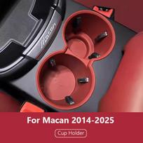 Car Cup Holder Center Storage Box For Porsche Macan 2014-2025 2025 2025 Soft Waterproof Central Protector Console Organizer