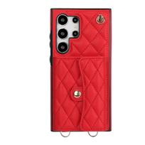 Wallet Case for Samsung Galaxy S25 S24 S23 S22 S21 S20 Ultra Note 20 Crossbody Purse Wristlet Shoulder Strap Trendy Cover For Galaxy S20 Plus